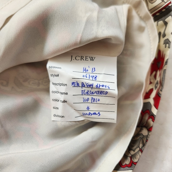 J. Crew Collection Silk Tapestry Tunic Dress - Picture 12 of 12